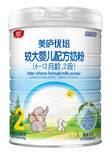 太阳集团tcy8722优培较大婴儿配方奶粉800克2段