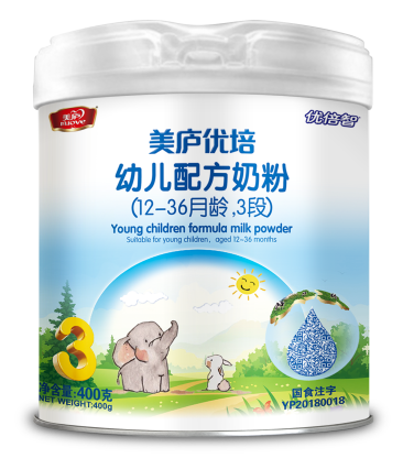 太阳集团tcy8722优培幼儿配方奶粉400克3段